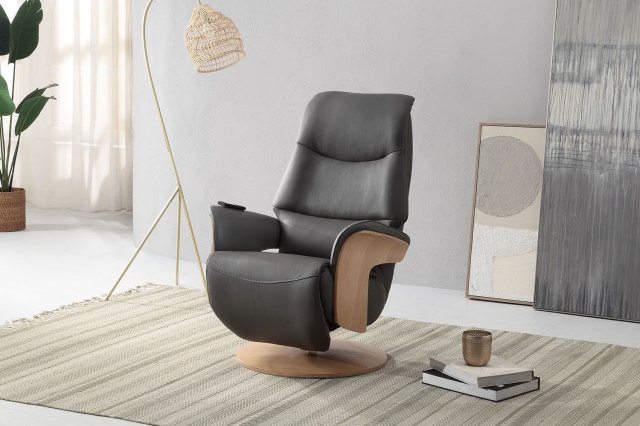 Utah Full Leather Swivel Recliner Chair Utah Full Leather Swivel Recliner Chair