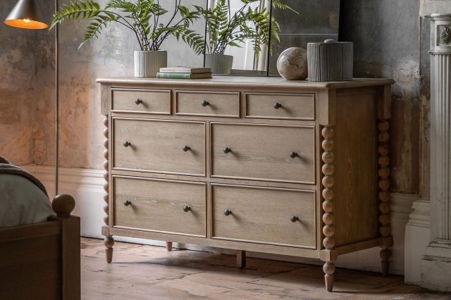 Gallery Direct Artisan Limewash Oak 7 Drawer Chest of Drawers Gallery Direct Artisan Limewash Oak 7 Drawer Chest of Drawers