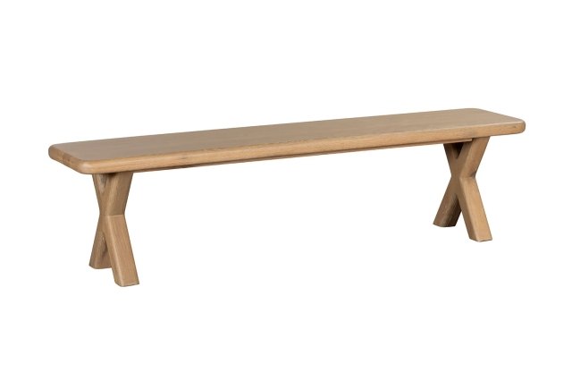Flynn Natural Oak 220cm Dining Bench Flynn Natural Oak 220cm Dining Bench