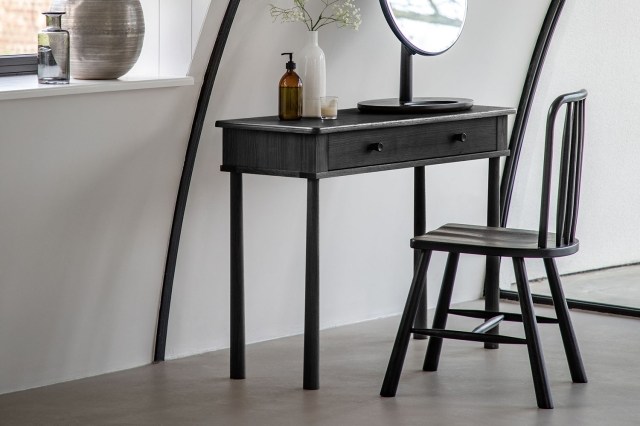 Gallery Direct Wycombe Black Oak Dressing Table Gallery Direct Wycombe Black Oak Dressing Table