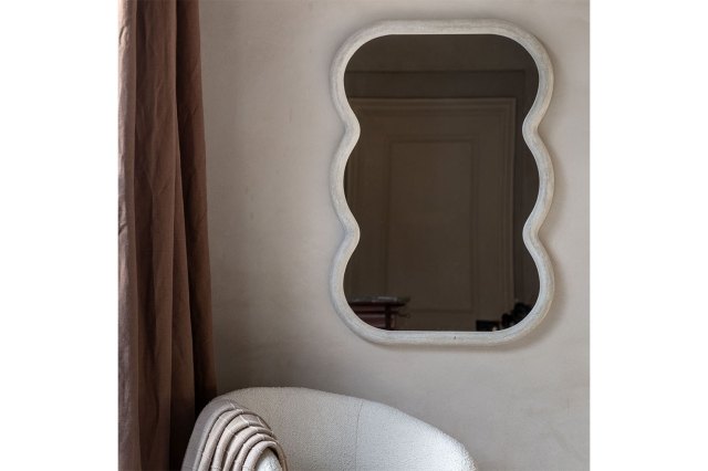 Gallery Direct Como Curved Rectangle Mirror 620x900mm Gallery Direct Como Curved Rectangle Mirror 620x900mm