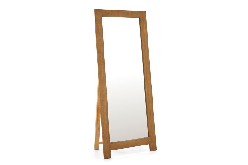 Salisbury Waxed Premium Oak Cheval Mirror Salisbury Waxed Premium Oak Cheval Mirror