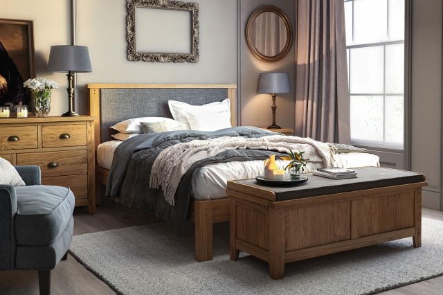Burford Country Oak Bed Frame Burford Country Oak Bed Frame