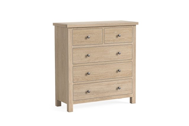 Modern Country Oak 2 Over 3 Chest of Drawers Modern Country Oak 2 Over 3 Chest of Drawers