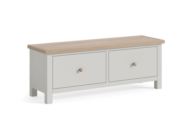 Modern Country Painted Oak Stone Grey Large 2 Drawer Blanket Box Bench Modern Country Painted Oak Stone Grey Large 2 Drawer Blanket Box Bench