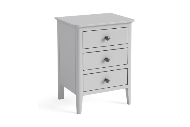 Stowe Painted Grey Bedside Table Stowe Painted Grey Bedside Table