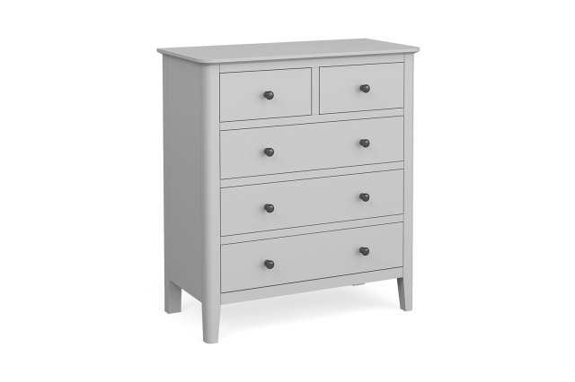 Stowe Painted Grey 2 Over 3 Chest of Drawers Stowe Painted Grey 2 Over 3 Chest of Drawers