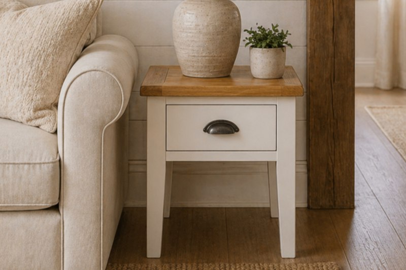 Cotswold White Lamp Table Cotswold White Lamp Table
