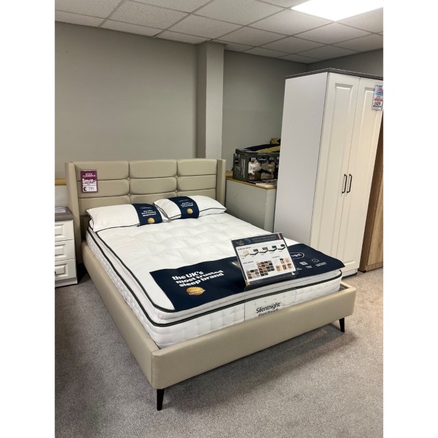 Ex-Display Redruth - Silentnight Lilith 5ft Bedframe and Botanic Mattress Ex-Display Redruth - Silentnight Lilith 5ft Bedframe and Botanic Mattress