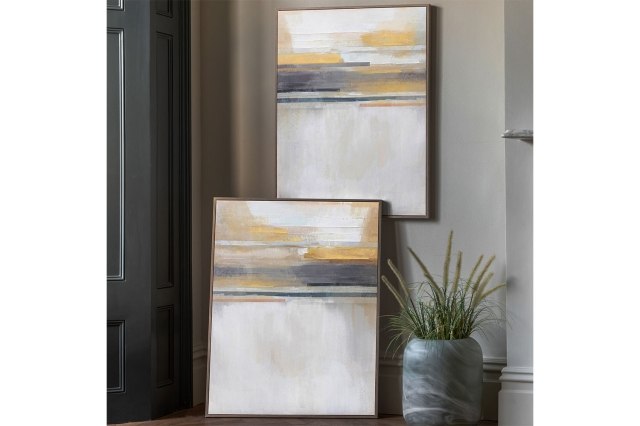 Gallery Direct Modern Sunset Framed Canvas Set of 2 Gallery Direct Modern Sunset Framed Canvas Set of 2