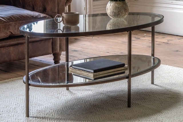 Gallery Direct Hudson Bronze Coffee Table Gallery Direct Hudson Bronze Coffee Table