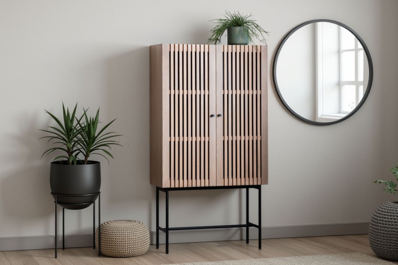 Gallery Direct Okayama Oak Cocktail Cabinet Gallery Direct Okayama Oak Cocktail Cabinet
