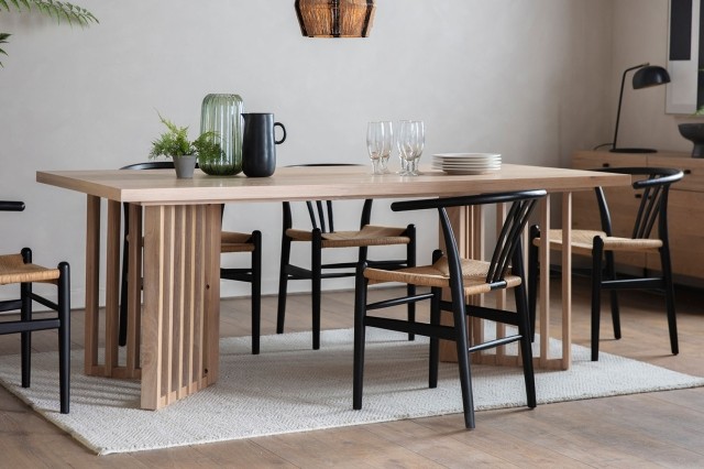 Gallery Direct Okayama Oak Large Dining Table Gallery Direct Okayama Oak Large Dining Table