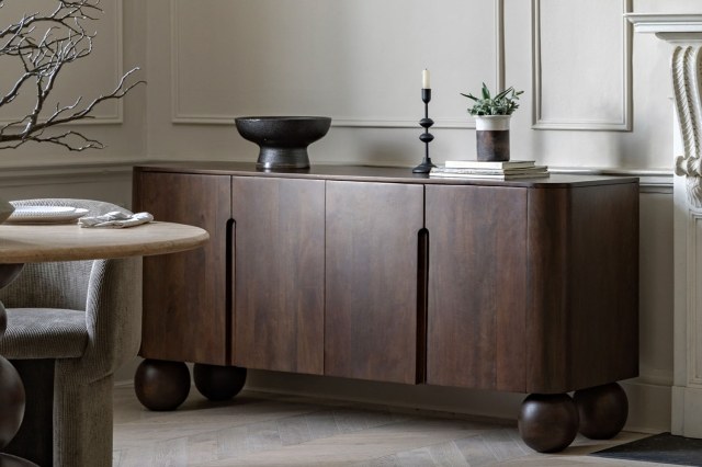 Gallery Direct Sculpt Mango Wood Large Sideboard Gallery Direct Sculpt Mango Wood Large Sideboard