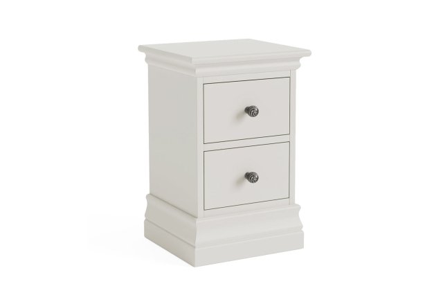 Bordeaux Painted Cotton Narrow Bedside Table Bordeaux Painted Cotton Narrow Bedside Table