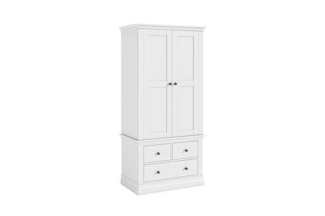 Bordeaux Painted White Gents Wardrobe Bordeaux Painted White Gents Wardrobe