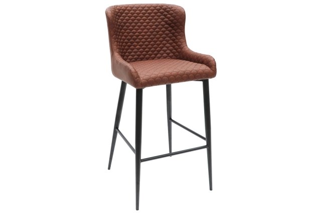 Heron Industrial Bar Stool in Tan PU Heron Industrial Bar Stool in Tan PU