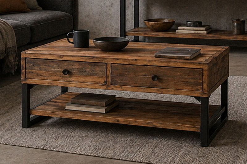 Nixon Reclaimed Wood Coffee Table Nixon Reclaimed Wood Coffee Table