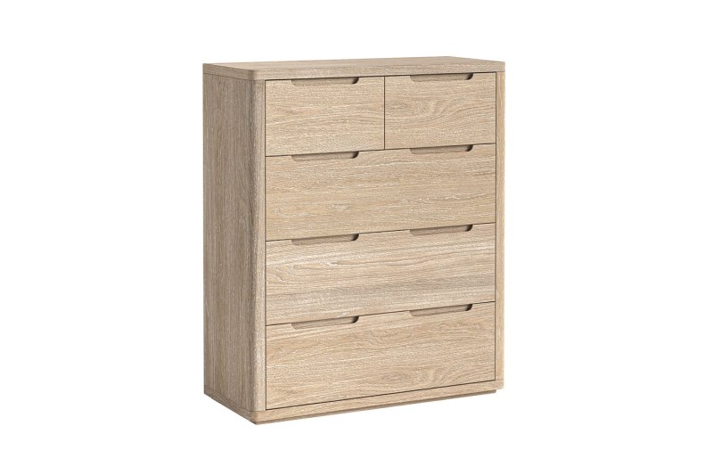 Portobello Oak 2 Over 3 Chest of Drawers Portobello Oak 2 Over 3 Chest of Drawers