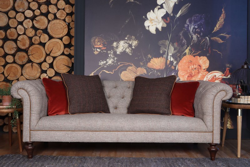 Tetrad Regent Harris Tweed Midi Sofa Tetrad Regent Harris Tweed Midi Sofa