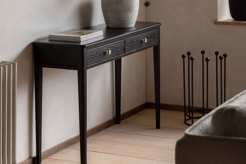 Gallery Direct Acton Black Dressing Table Gallery Direct Acton Black Dressing Table