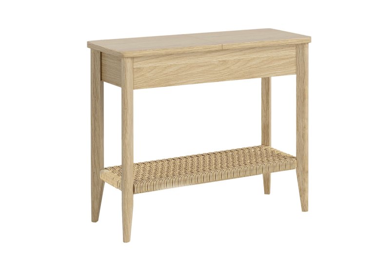 Sicily Oak Storage Sofa Side Table Sicily Oak Storage Sofa Side Table