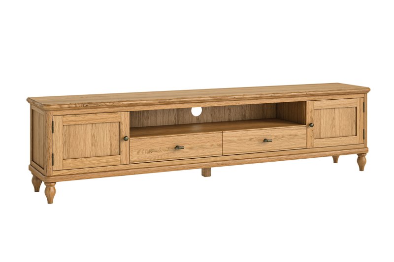 Verona Oak 200cm Large TV Unit Verona Oak 200cm Large TV Unit