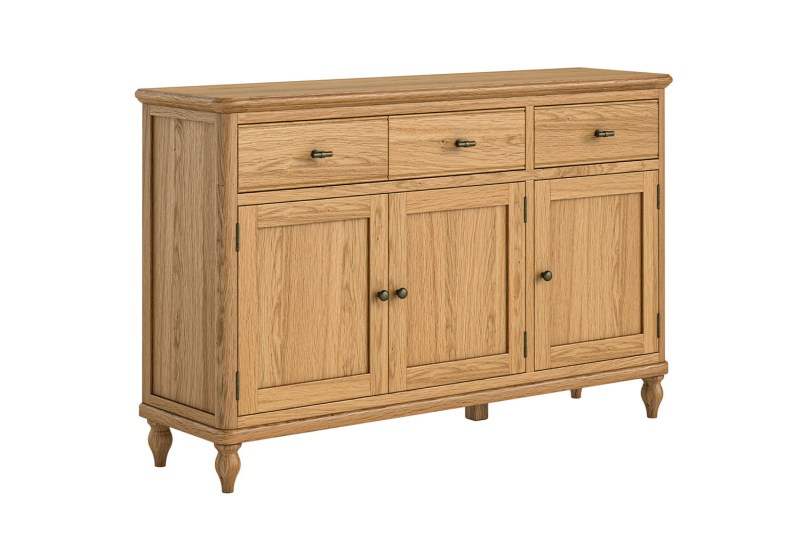 Verona Oak 3 Door Sideboard Verona Oak 3 Door Sideboard