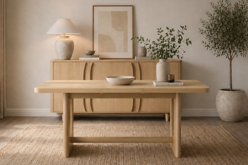 Cara Oak Small 150-190cm Extending Dining Table Cara Oak Small 150-190cm Extending Dining Table
