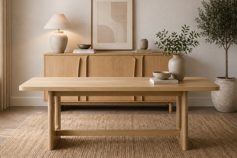 Cara Oak Large 200-245cm Extending Dining Table Cara Oak Large 200-245cm Extending Dining Table