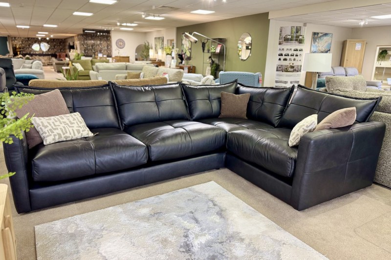 Ex-Display Liskeard - Alexander & James Tod Leather Corner Sofa Group Ex-Display Liskeard - Alexander & James Tod Leather Corner Sofa Group