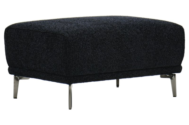 Albany Stool in Black Lux Boucle Albany Stool in Black Lux Boucle