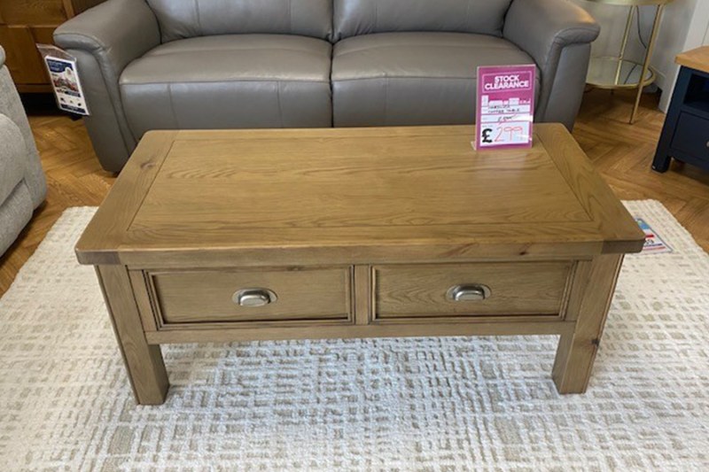 Ex-Display St Austell - Hardwick Oak Coffee Table Ex-Display St Austell - Hardwick Oak Coffee Table