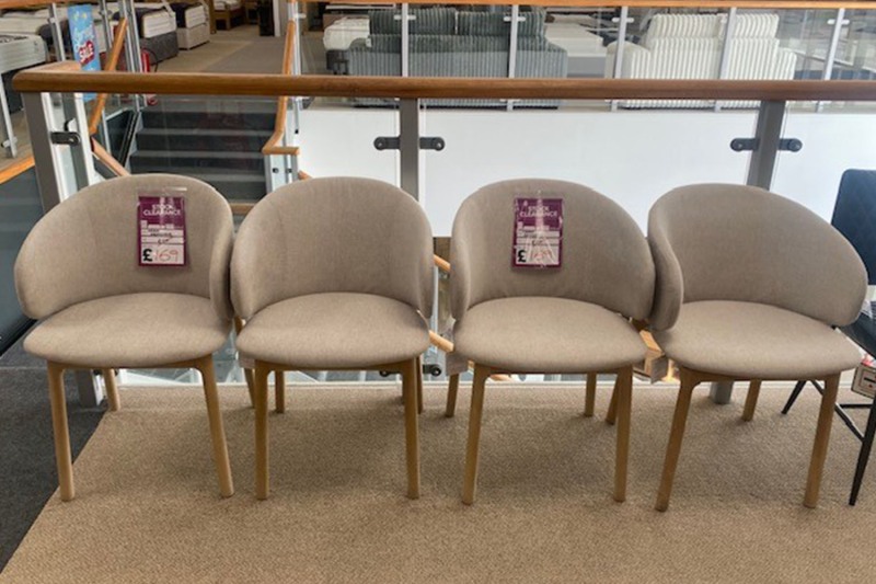 Ex-Display St Austell - Set of 4 Noah Dining Chairs Ex-Display St Austell - Set of 4 Noah Dining Chairs