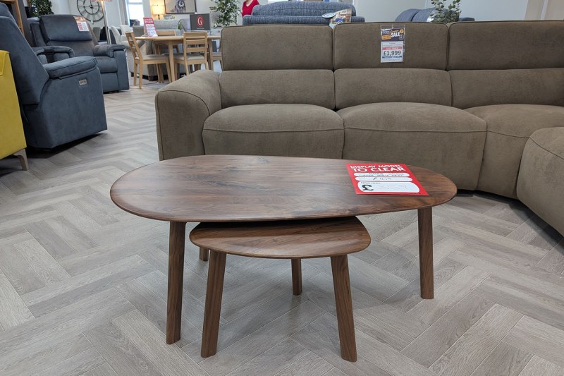 Ex-Display Newquay - Gallery Direct Madrid Coffee Table Nest Walnut Ex-Display Newquay - Gallery Direct Madrid Coffee Table Nest Walnut