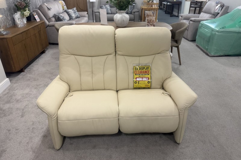 Ex-Display Truro - Himolla Lupo 2 Seater Manual Recliner Leather Sofa Ex-Display Truro - Himolla Lupo 2 Seater Manual Recliner Leather Sofa