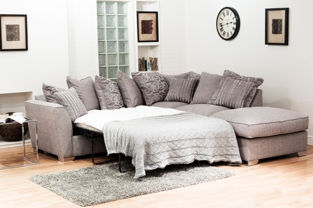 Fantasy L Shape Corner Sofa Bed With Scatter Back Fantasy L Shape Corner Sofa Bed With Scatter Back