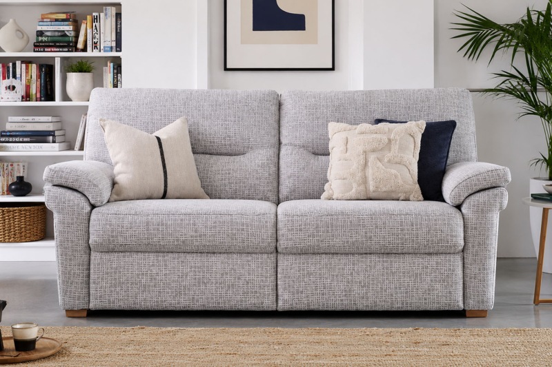 G Plan Seattle Fabric 3 Seater Sofa With Wood Feet G Plan Seattle Fabric 3 Seater Sofa With Wood Feet