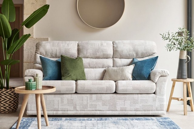 G Plan Malvern Fabric 3 Seater 3 Cushion Sofa G Plan Malvern Fabric 3 Seater 3 Cushion Sofa