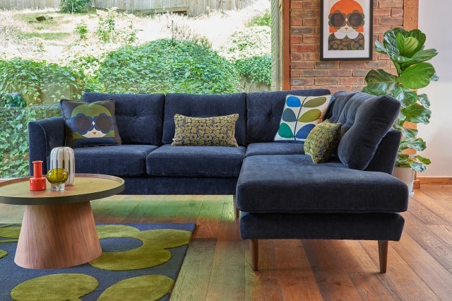 Orla Kiely Linden L Shape Corner Sofa Group Orla Kiely Linden L Shape Corner Sofa Group