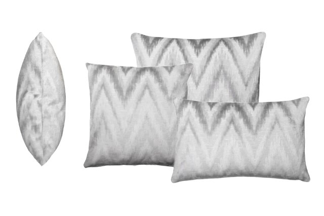 Scatter Cushion in Kilvington Chevron Stone Scatter Cushion in Kilvington Chevron Stone