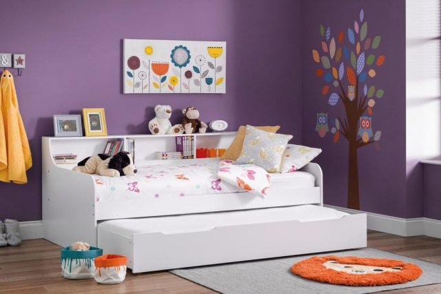Gru Pure White Childrens Day Bed Gru Pure White Childrens Day Bed