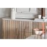 Reed Mango Wood & Marble Wide Sideboard Reed Mango Wood & Marble Wide Sideboard