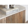 Reed Mango Wood & Marble Highboard Reed Mango Wood & Marble Highboard