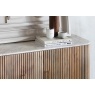 Reed Mango Wood & Marble Highboard Reed Mango Wood & Marble Highboard