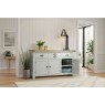 Cotswold Grey Painted Oak Large 3 Door Sideboard 137cm Wide