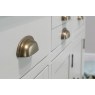 Cotswold Grey Painted Oak Large 3 Door Sideboard 137cm Wide Cotswold Grey Painted Oak Large 3 Door Sideboard 137cm Wide