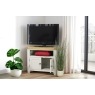 Cotswold Grey Painted Oak Corner TV Stand Cotswold Grey Painted Oak Corner TV Stand