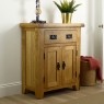 Cotswold Rustic Oak Mini Sideboard 70cm Wide Cotswold Rustic Oak Mini Sideboard 70cm Wide