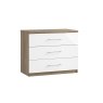 Calgary High-Gloss 3 Drawer Chest of Drawers Calgary High-Gloss 3 Drawer Chest of Drawers